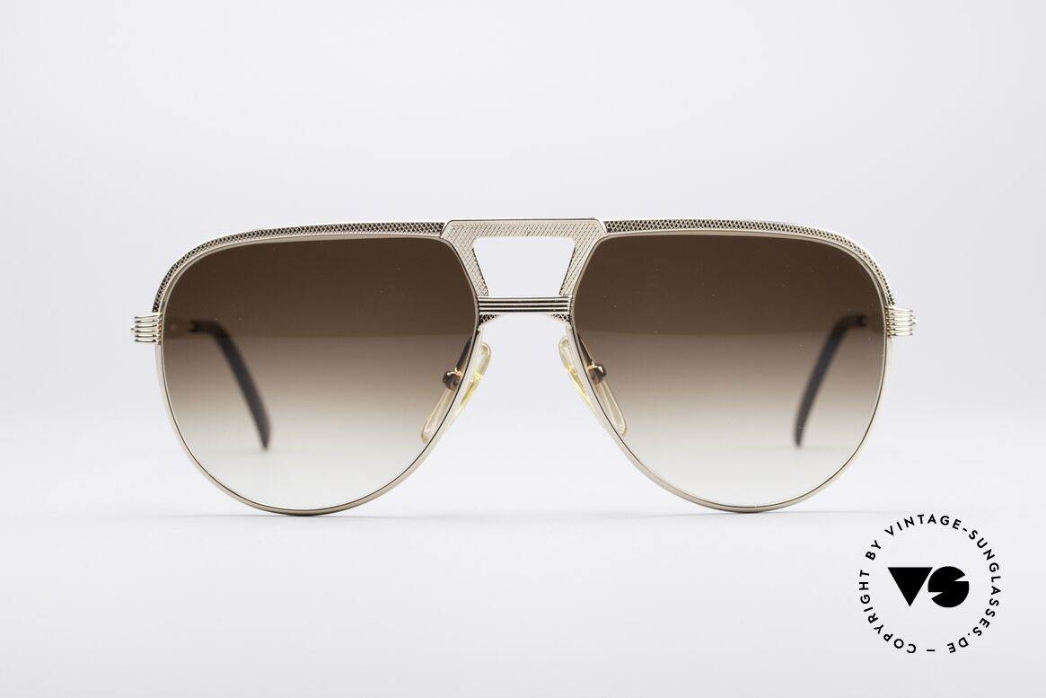 Christian Dior 2426 14kt Gold Filled Frame, masculine aviator design by Christian Dior from 1988, Made for Men