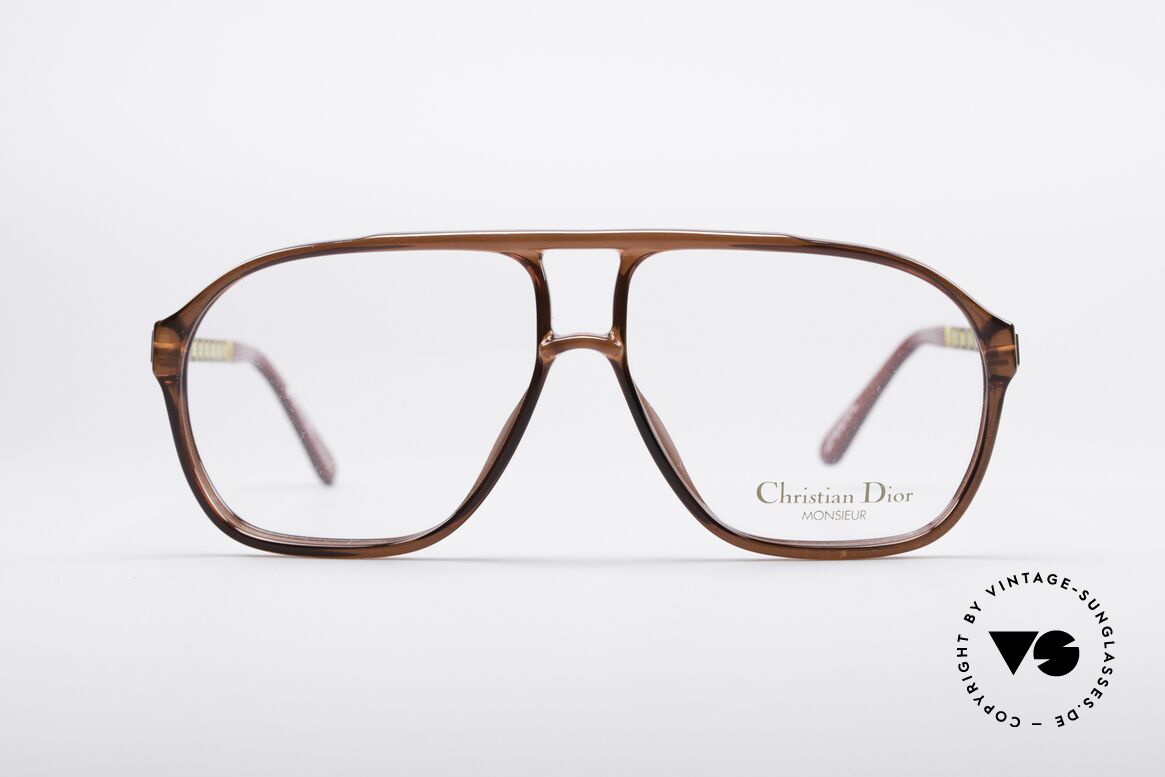 Christian Dior 2417 80's Men's Glasses Monsieur, masculine cool design by Christian Dior from 1988, Made for Men
