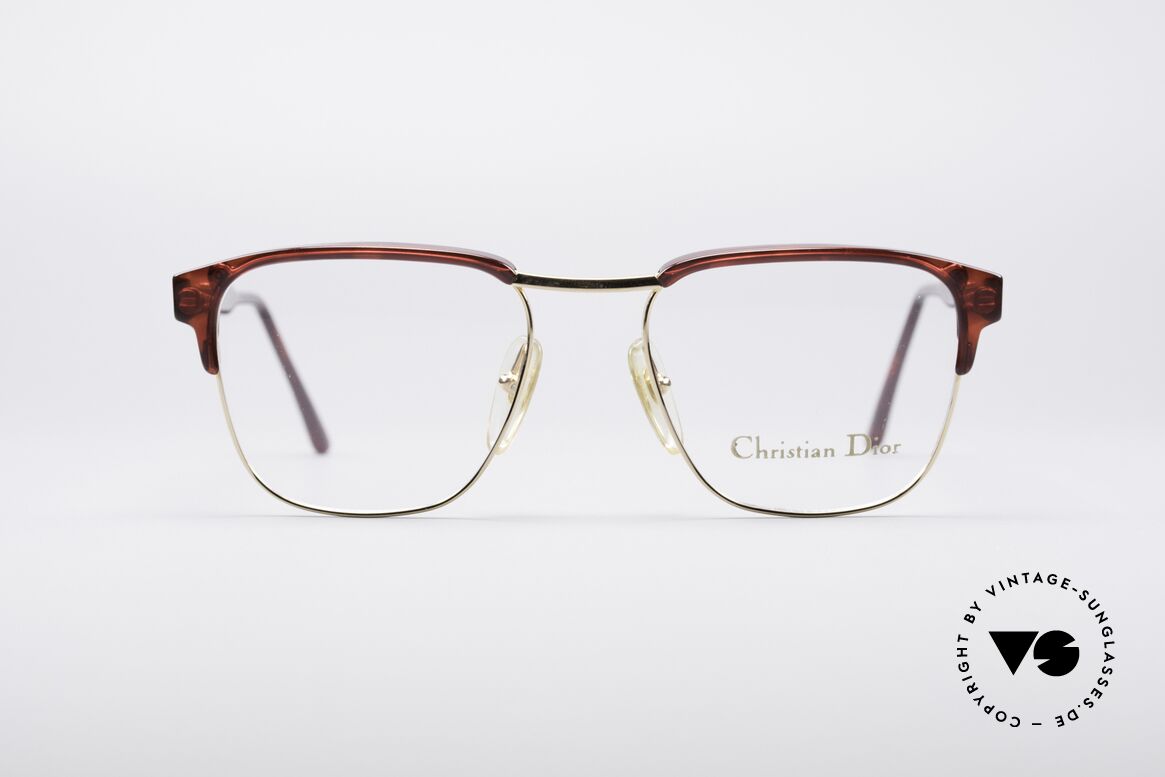 Christian Dior 2570 90's Designer Frame, classic 'combi glasses' by C.Dior from the 1990's, Made for Men