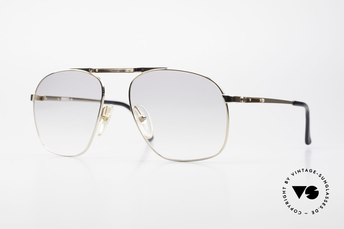 Dunhill 6046 80's Frame With Horn Appliqué, ALFRED DUNHILL = synonymous with English style, Made for Men