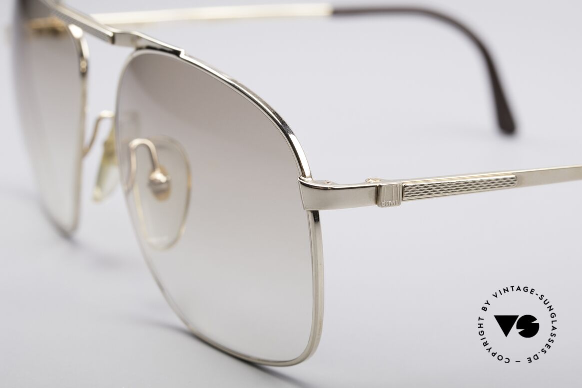 Dunhill 6046 80's Luxury Frame Gold Plated, classic status = a prerequisite for all Dunhill designs, Made for Men