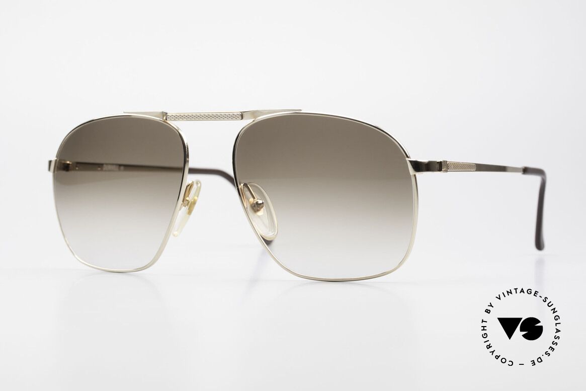 Dunhill 6046 Old 80's Aviator Luxury Glasses, ALFRED DUNHILL = synonymous with English style, Made for Men