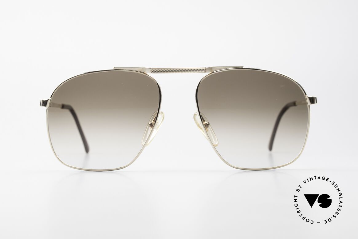 Dunhill 6046 Old 80's Aviator Luxury Glasses, extremely noble men's glasses by Dunhill from 1987, Made for Men