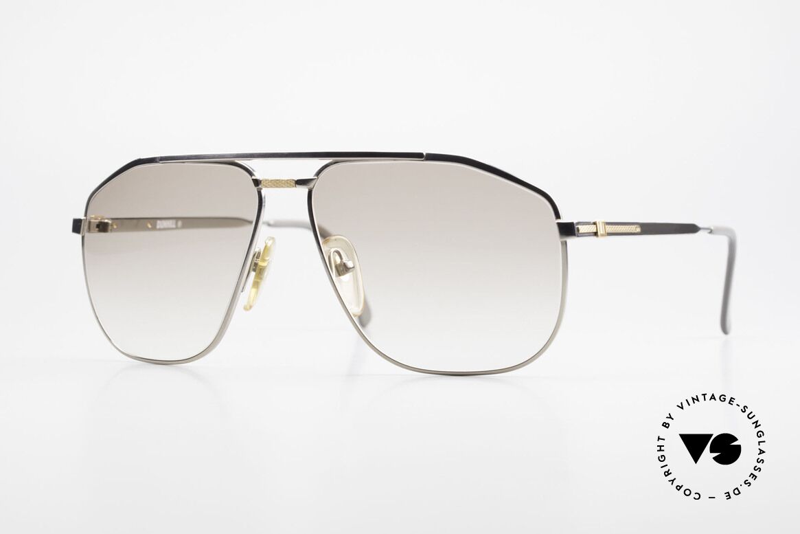 Dunhill 6096 Titanium Frame 18ct Solid Gold, pure elegance in design & coloring - you must feel this!, Made for Men