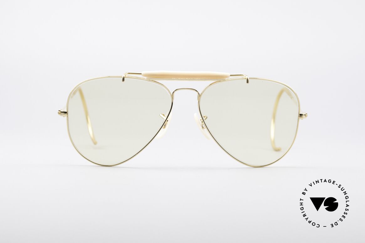 Ray Ban Outdoorsman Sport Changeable Automatic Lenses, vintage Ray-Ban aviator sunglasses of the 1980's, Made for Men and Women