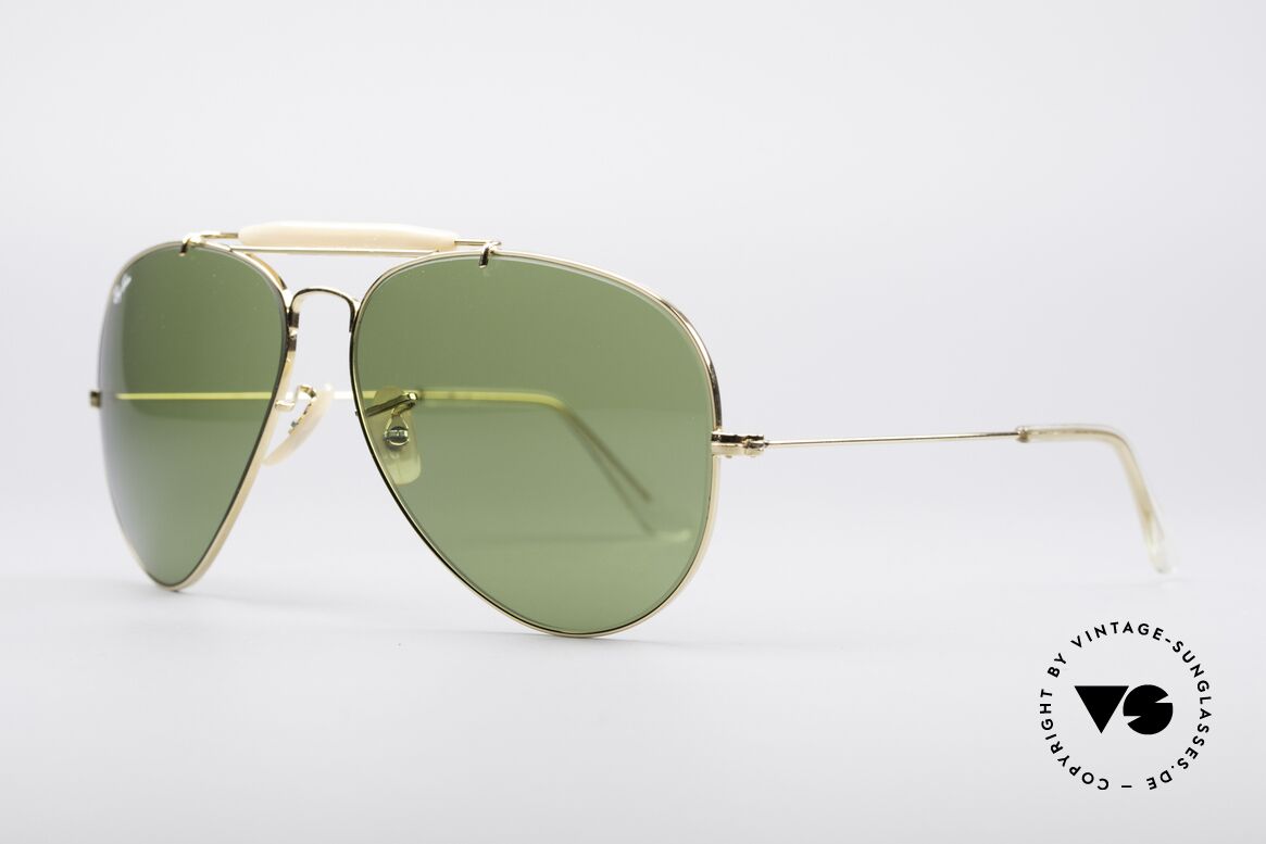 Ray Ban Outdoorsman II B&L USA Shades 80's Vintage, made in the 70's and 80's by Bausch&Lomb, U.S.A., Made for Men