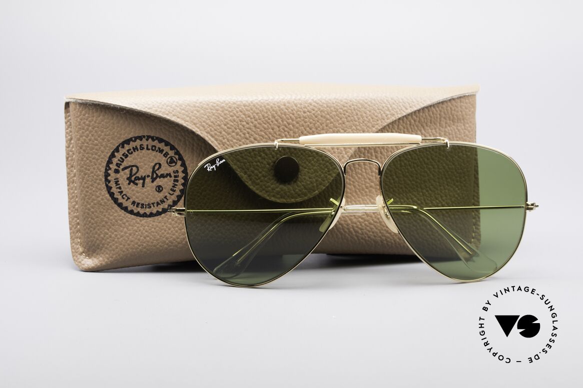Ray Ban Outdoorsman II B&L USA Shades 80's Vintage, 2nd hand, but absolutely mint (like new) with case, Made for Men