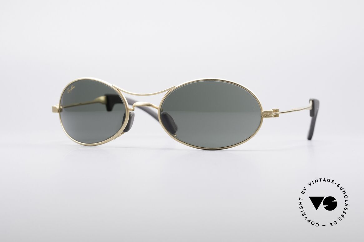 Ray Ban Orbs 9 Base Oval Oval B&L USA Sports Shades, original vintage sunglasses from the late 1990's, USA, Made for Men