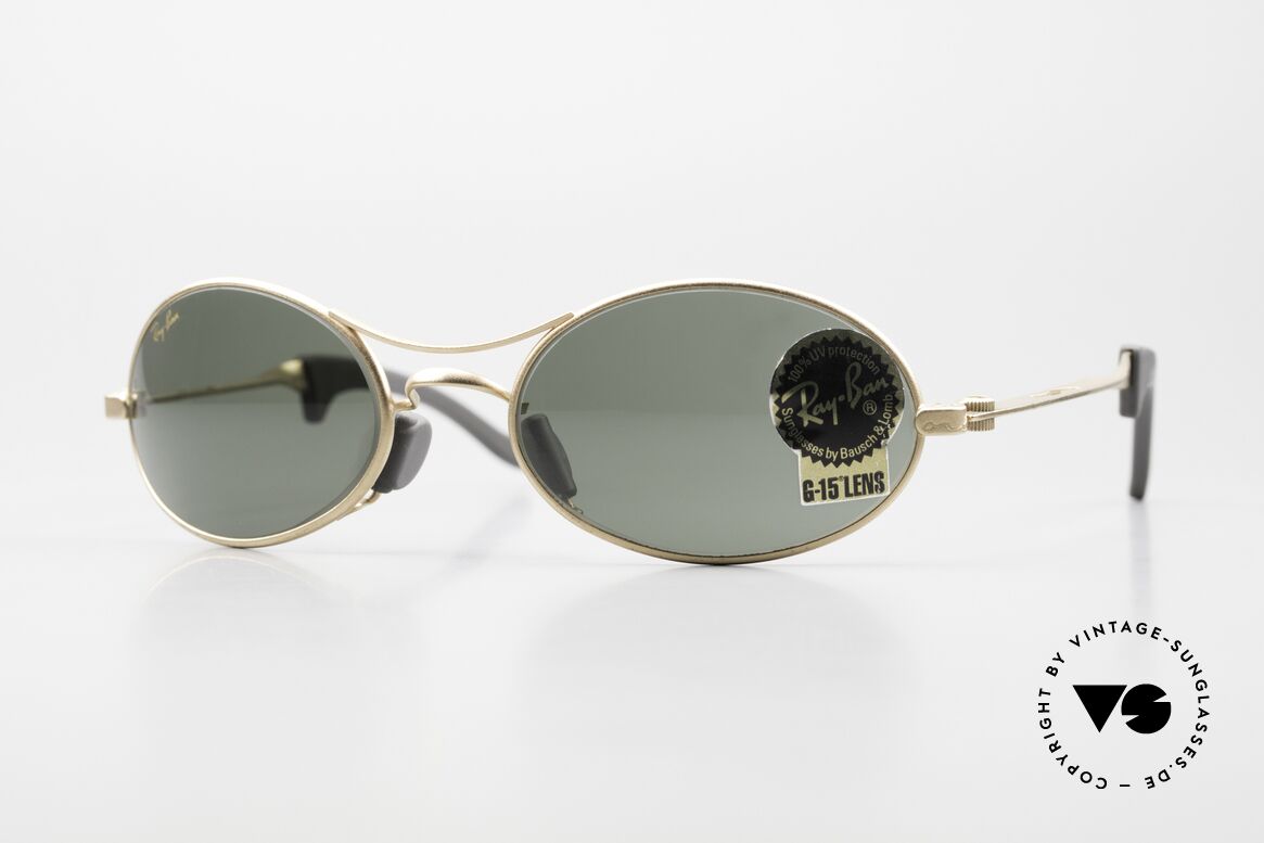 Ray Ban Orbs 9 Base Oval Oval B&L USA Sports Shades, original vintage sunglasses from the late 1990's, USA, Made for Men