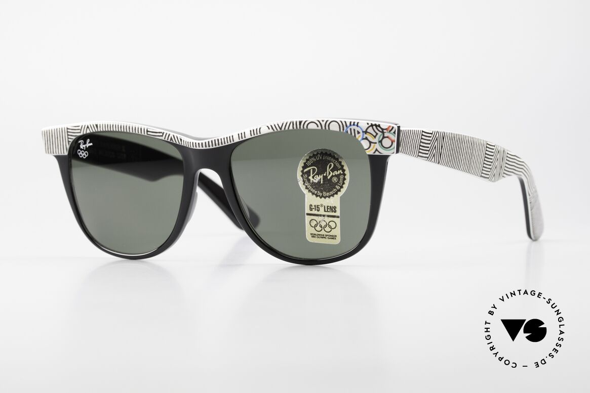 Ray Ban Wayfarer II Collector Sunglasses Sport, limited Bausch&Lomb vintage Wayfarer sunglasses, Made for Men and Women