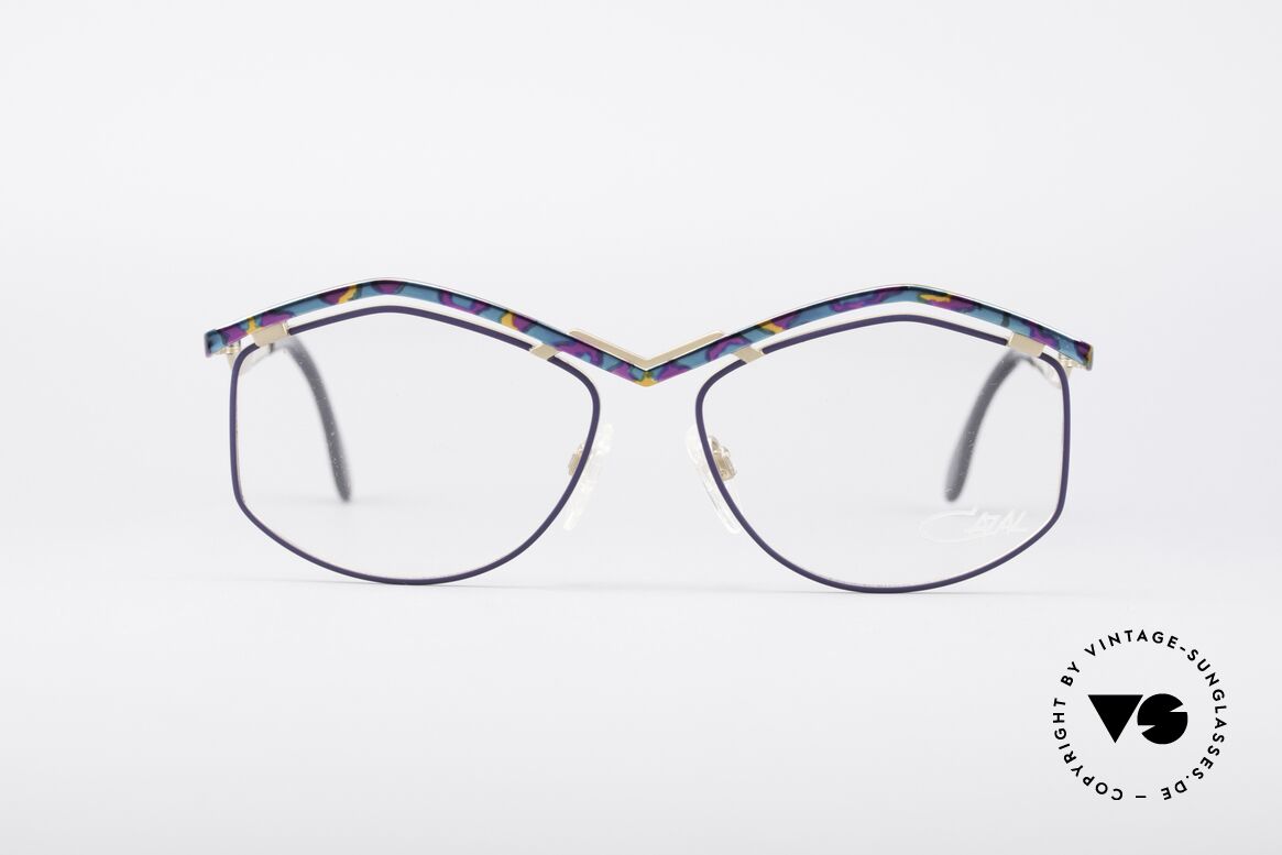 Cazal 249 Pop Art 90's Titanium, elaborate designer eyeglasses by CAZAL of the 90's, Made for Women