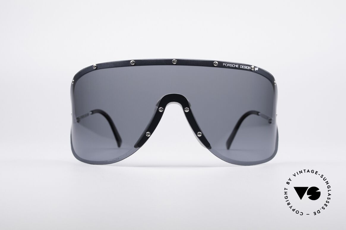 Porsche 5620 Old Yoko Ono Shades Silver, huge shades, made for a flashy appearance (eye-catcher), Made for Men and Women