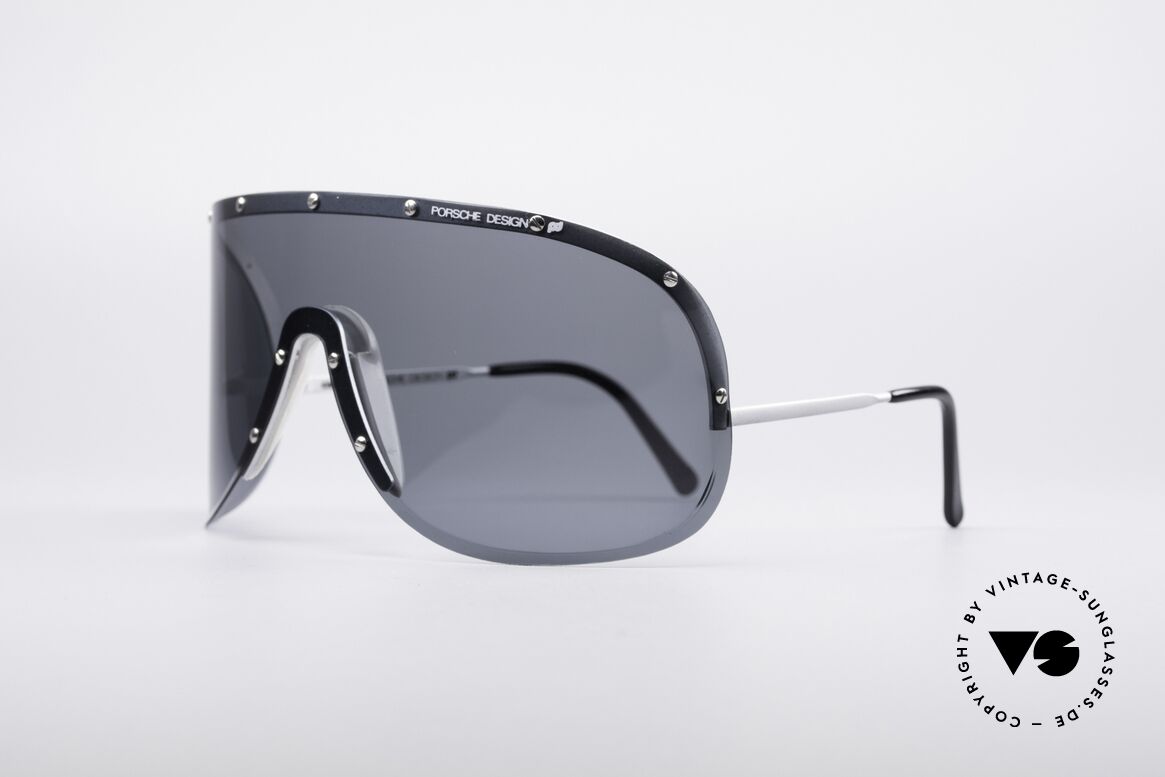Porsche 5620 Old Yoko Ono Shades Silver, worn by Yoko Ono ("Rolling Stone" magazine cover, 1981), Made for Men and Women