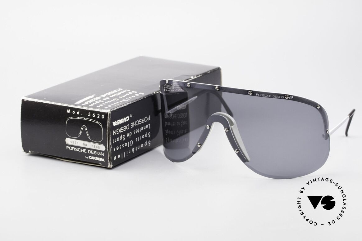 Porsche 5620 Old Yoko Ono Shades Silver, original unworn 1980's rarity (comes with orig. packing), Made for Men and Women