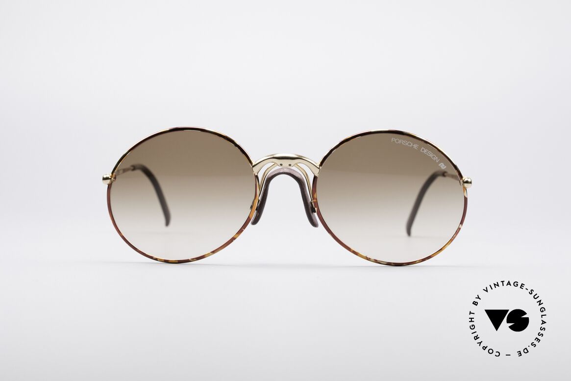 Porsche 5658 Round 90's Vintage Shades, luxury round designer sunglasses by Porsche Design, Made for Men