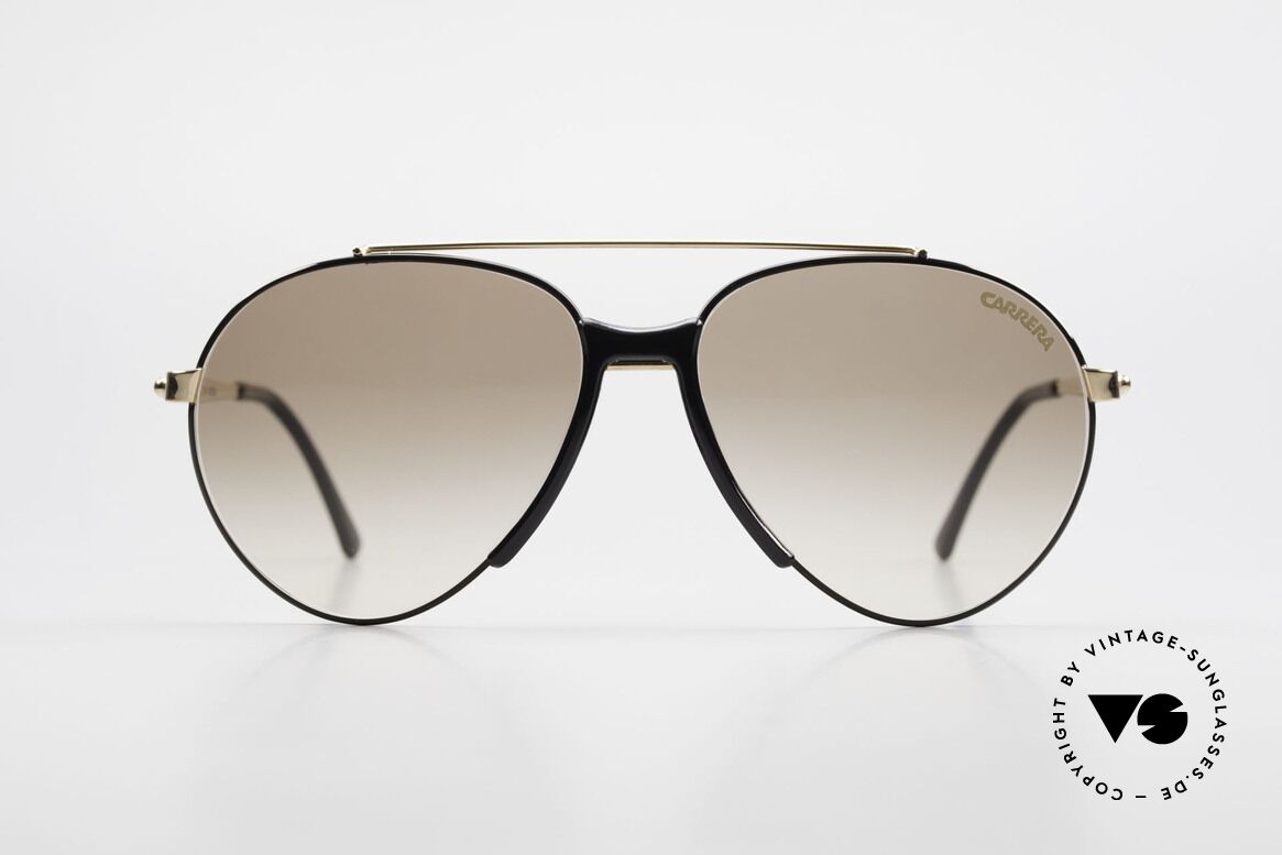 Boeing 5734 Old Glasses 80s Aviator Shades, 'The Boeing Collection by Carrera' in small size 56/15, Made for Men and Women