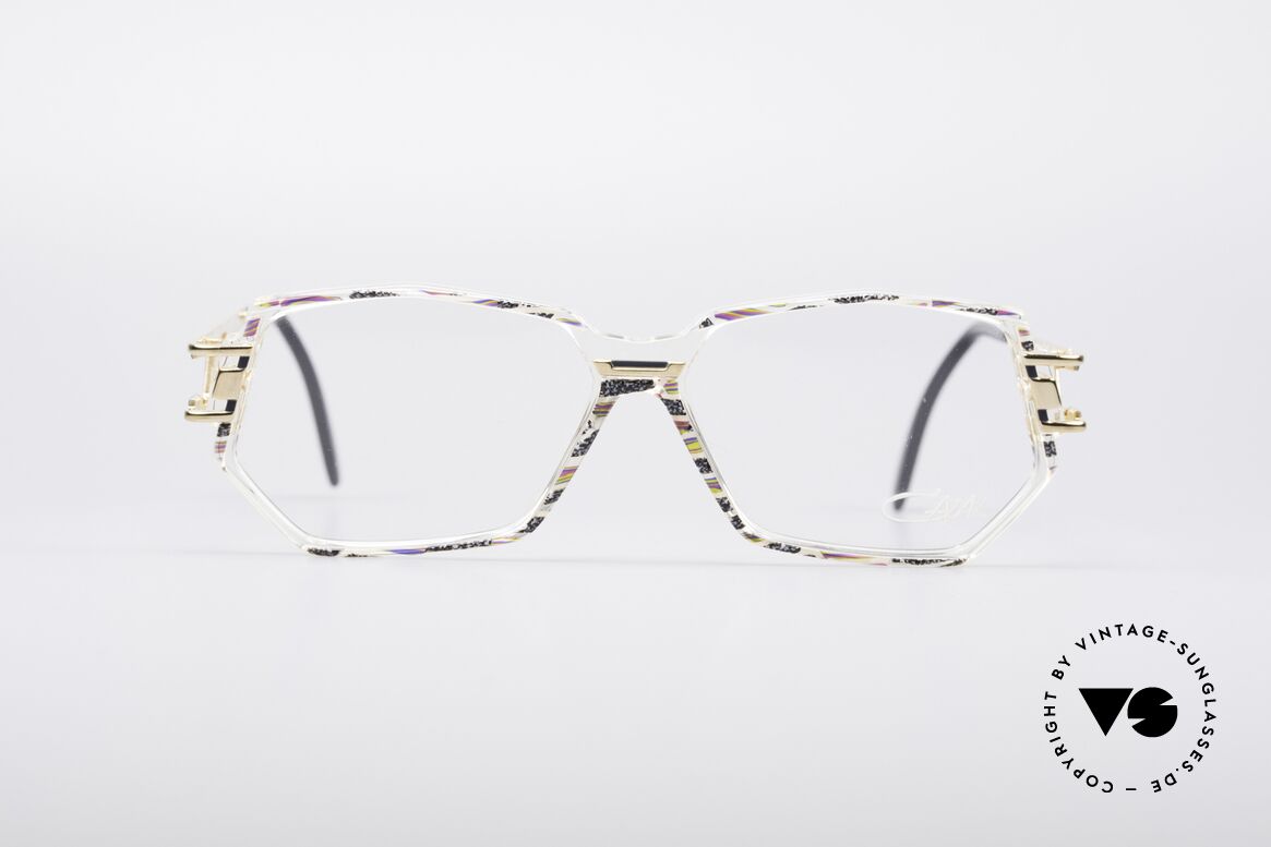 Cazal 359 90's Hip Hop Eyeglasses, vintage Cazal designer eyeglass-frame in L size 58/13, Made for Women