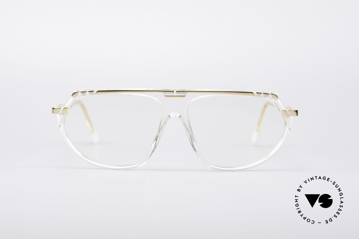 Cazal 344 Crystal Hip Hop Glasses, vintage CAZAL designer eyeglasses from 1989/1990, Made for Men and Women