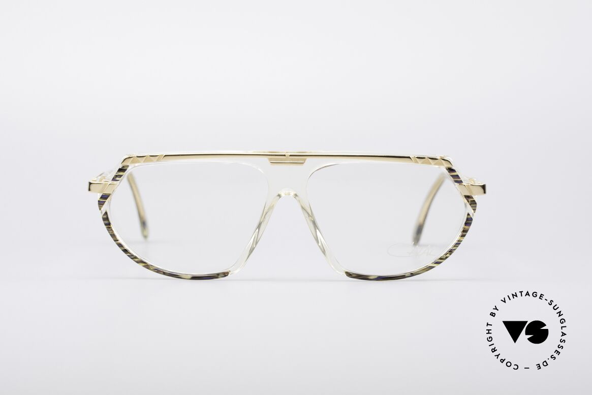 Cazal 344 Old School Crystal Glasses, crystal clear frame (distinctive for the 300's series), Made for Women