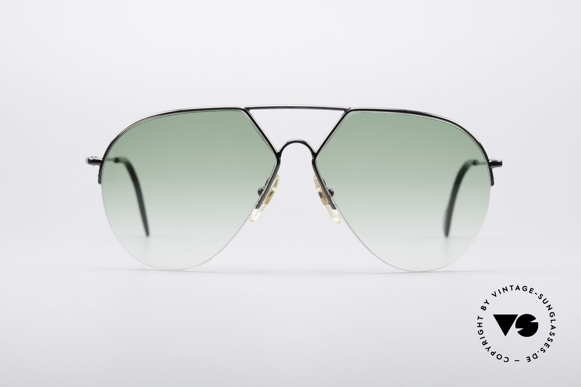 Alpina TR3 Style 80's Aviator Sunglasses, semi rimless frame by Alpina (similar to mod. TR3), Made for Men