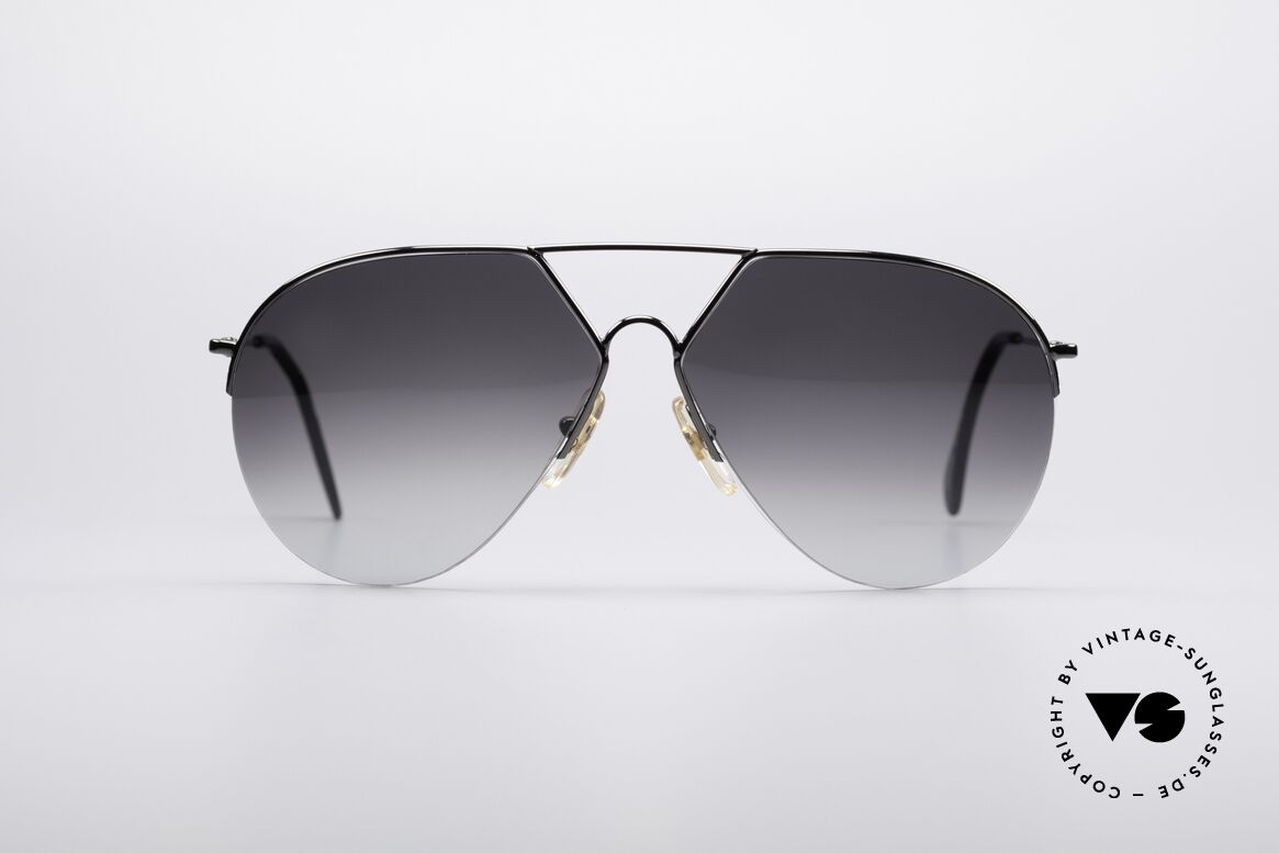 Alpina TR3 Style 80's Aviator Sunglasses, semi rimless frame by Alpina (similar to mod. TR3), Made for Men