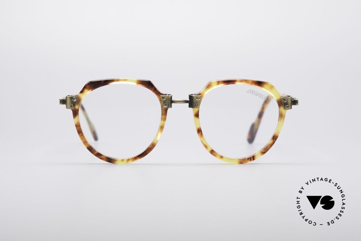 Alpina SCF 90's Vintage Panto Glasses, panto eyeglass-frame by ALPINA from the 1990's, Made for Men