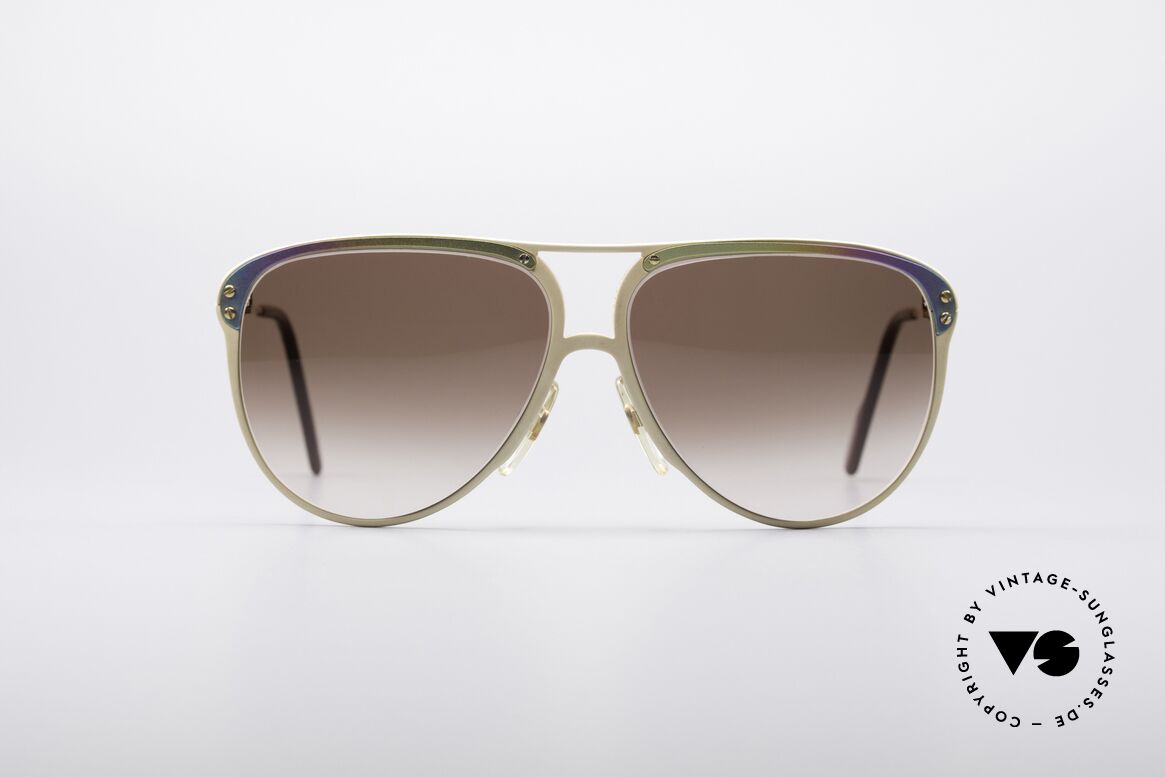 Alpina M3 Titanium Vintage Shades, true vintage 1980's designer sunglasses by ALPINA, Made for Women