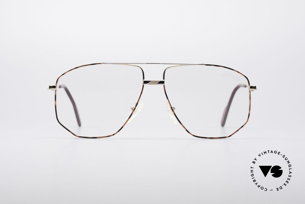 Alpina FM66 90's Vintage Metal Frame, large metal eyeglass-frame by Alpina from the 90's, Made for Men
