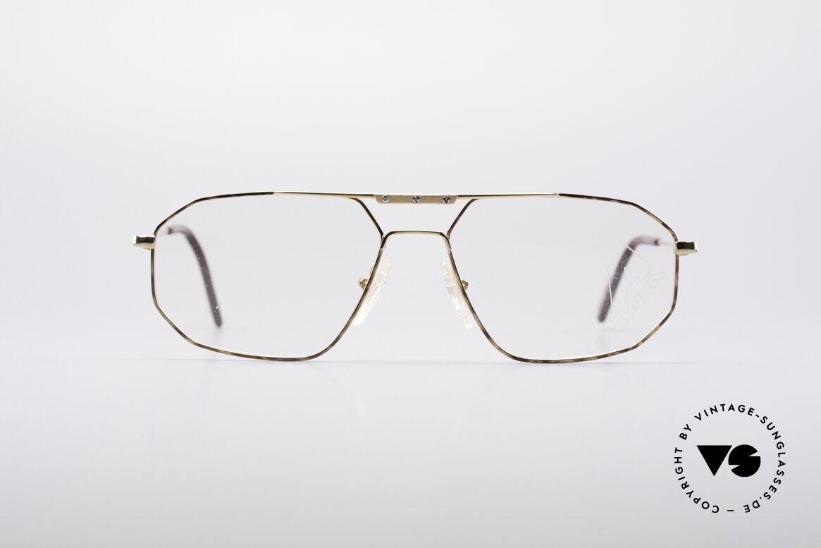 Alpina FM48 Classic Vintage Eyeglasses, classic metal eyeglass-frame by Alpina from the 80's, Made for Men