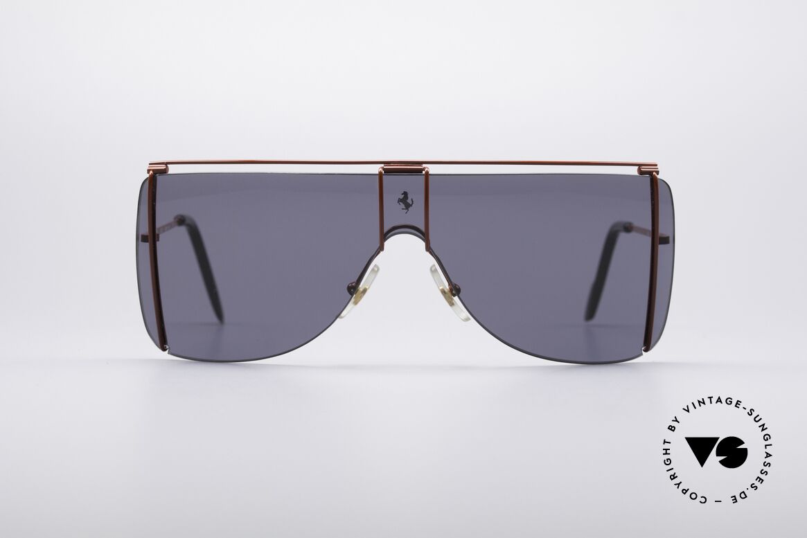 Ferrari F20 Luxury Sports Shades, sporty 90's luxury sunglasses by famous Ferrari, Made for Men