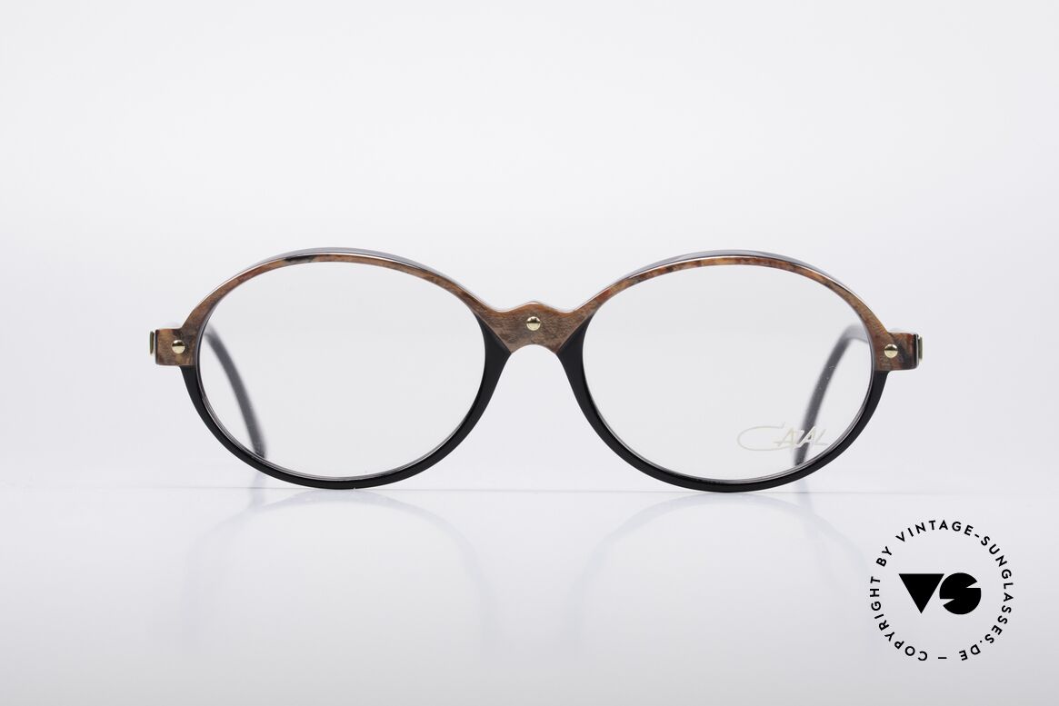 Cazal 328 Oval Vintage Eyeglasses, oval round designer eyeglass-frame by CAZAL, Made for Women