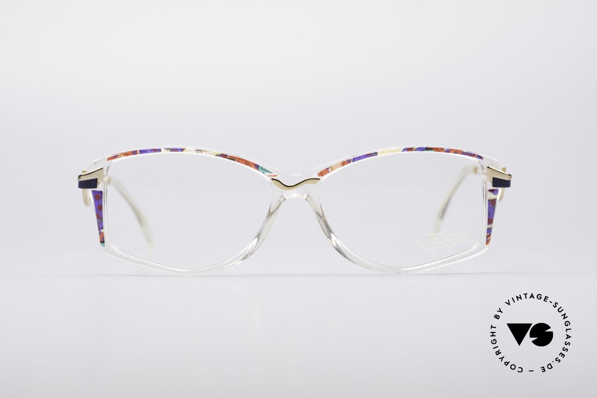 Cazal 369 90's Vintage No Retro Specs, interesting Cazal design of the mid 90's; true vintage!, Made for Women