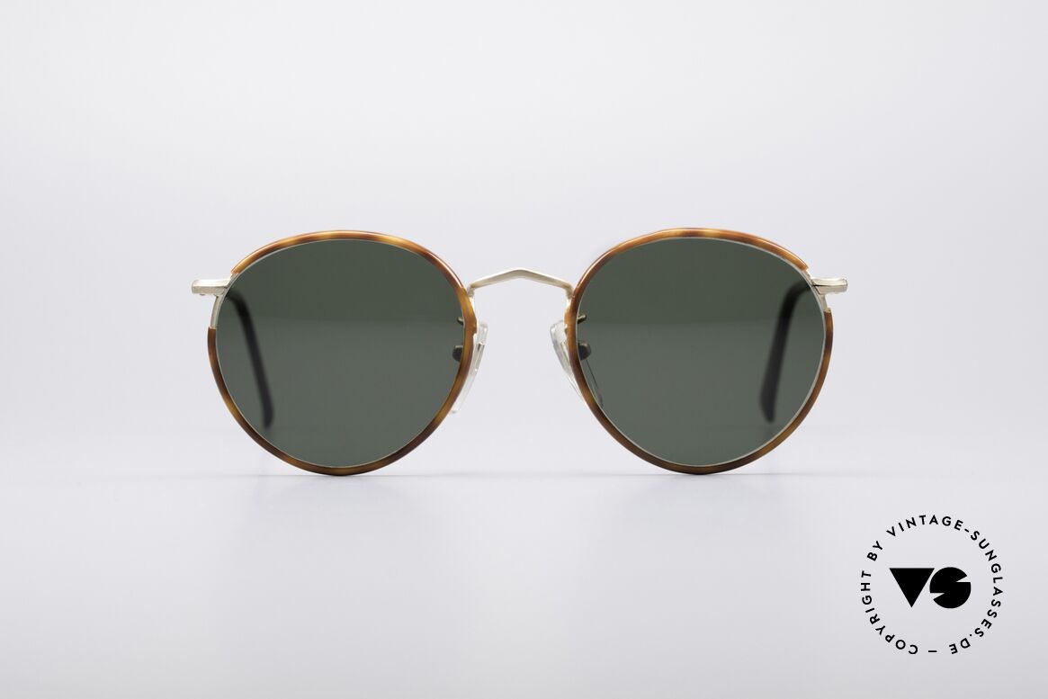 Giorgio Armani 112 90's Panto Sunglasses, timeless vintage Giorgio Armani designer sunglasses, Made for Men