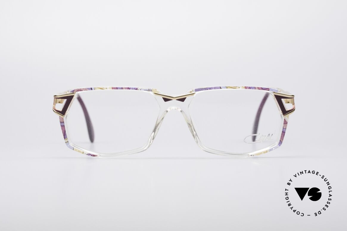 Cazal 371 No Retro Frame True Vintage, interesting vintage Cazal eyeglasses from the 1990s, Made for Women