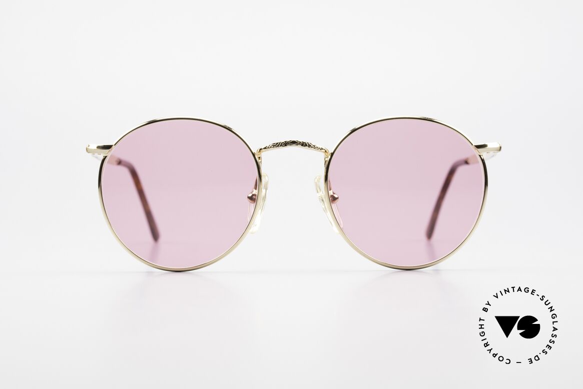 John Lennon - Imagine Round Pink Vintage Glasses, model 'IMAGINE': panto sunglasses in small 49mm size, Made for Men and Women