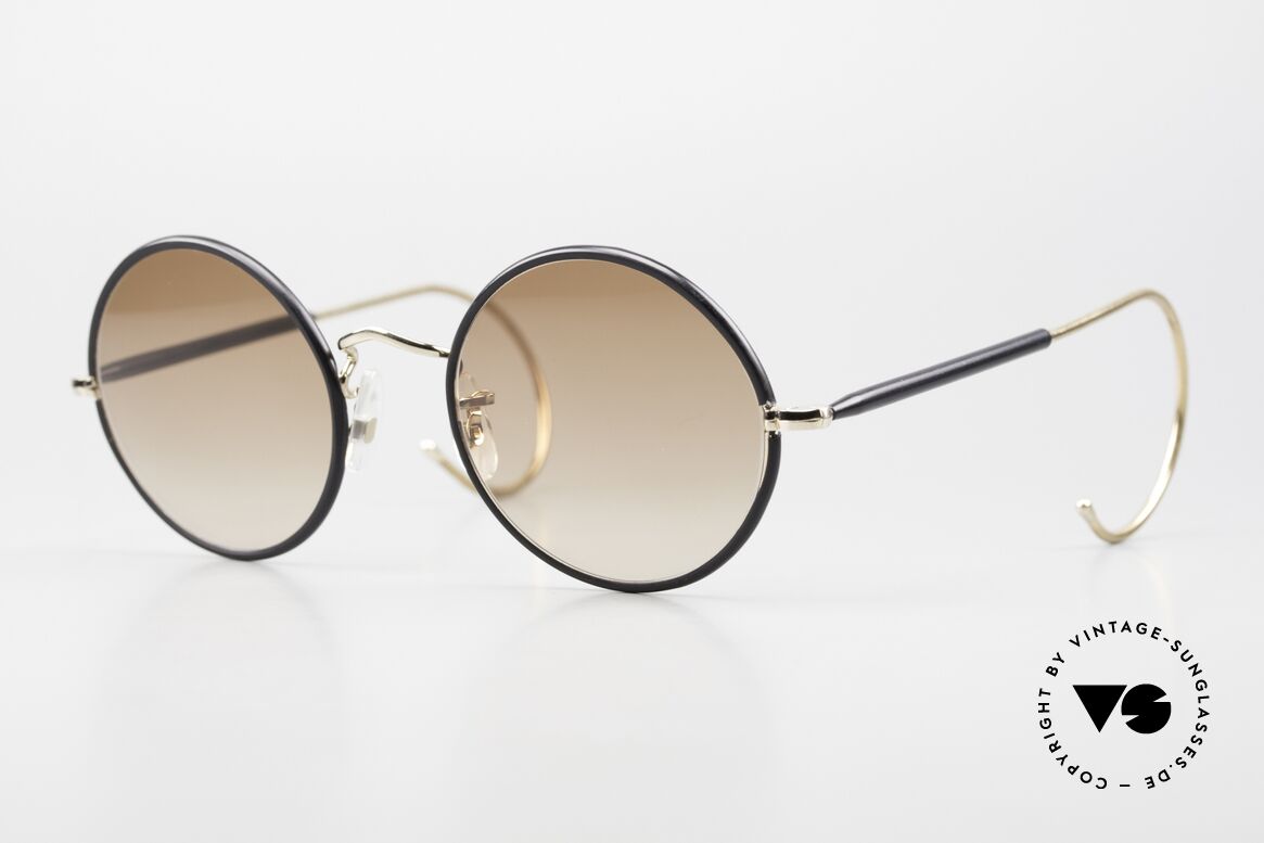 Savile Row Round 47/20 Harry Potter Glasses England, timeless round vintage sunglasses from the 1980's, Made for Men