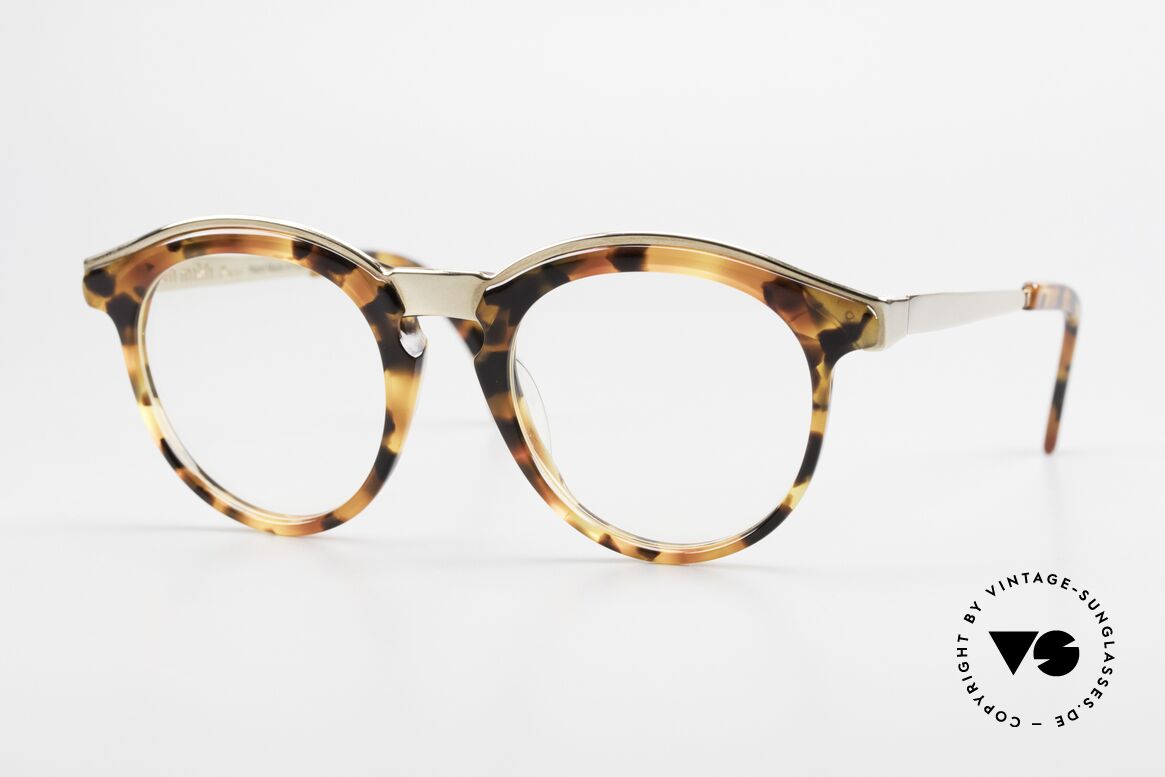 Alain Mikli 626 / 281 Old 80's Vintage Panto Glasses, round vintage designer eyeglasses by ALAIN MIKLI, Made for Men