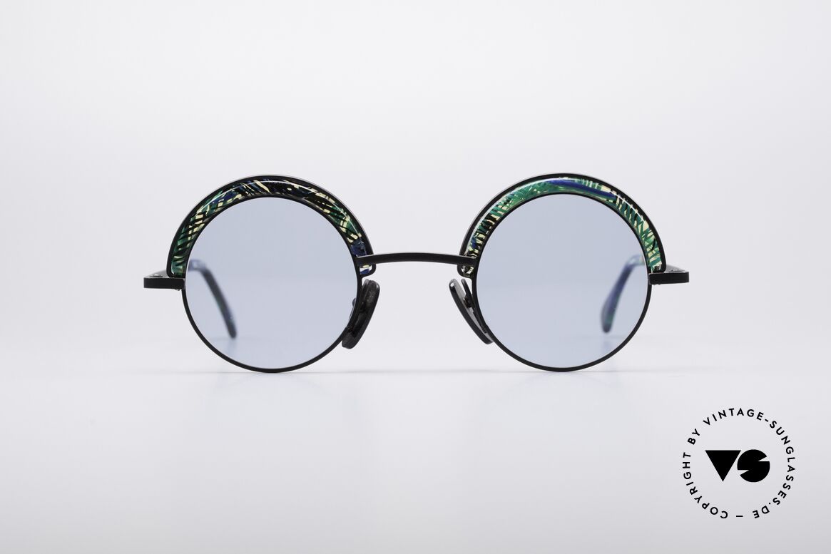 Alain Mikli 631 / 391 Round Designer Shades, round vintage designer sunglasses by Alain Mikli, Made for Men and Women