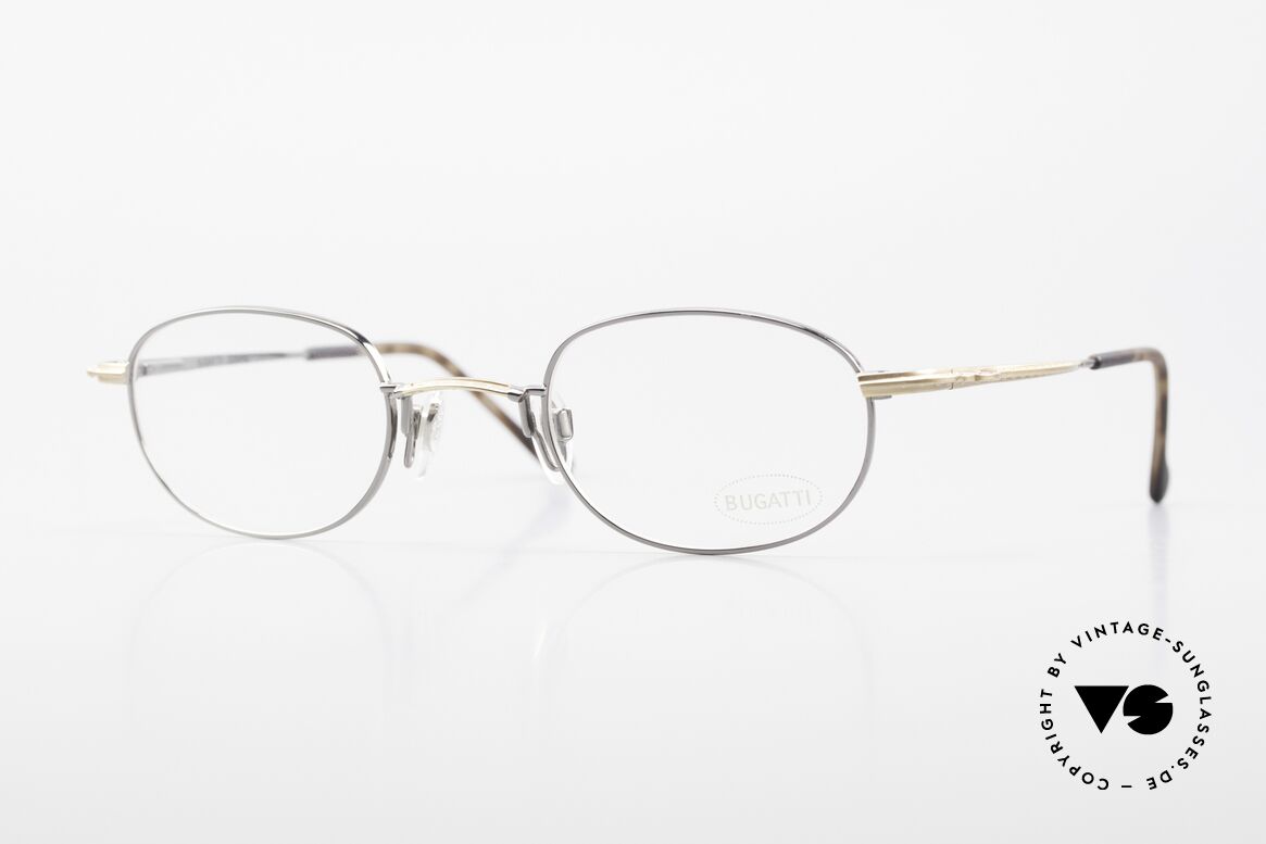 Bugatti 23592 Rare 90's Luxury Eyeglasses, ergonomic frame design (1st class wearing comfort), Made for Men