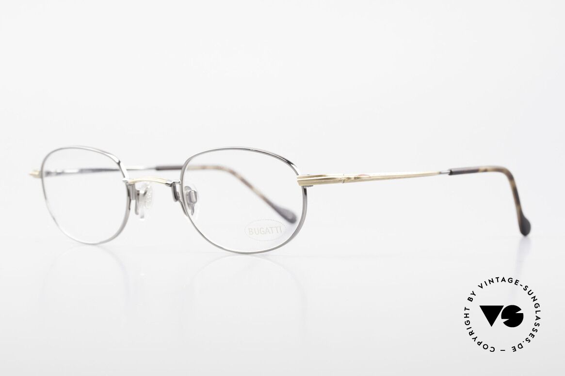 Bugatti 23592 Rare 90's Luxury Eyeglasses, flexible spring hinges & lightweight Titanium parts, Made for Men