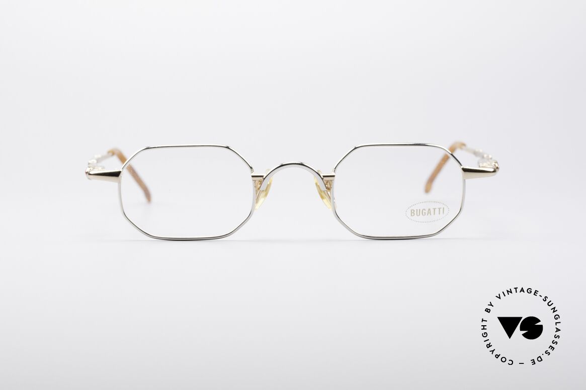Bugatti 29978 Square Luxury Eyeglasses, very elegant vintage designer eyeglasses by Bugatti, Made for Men