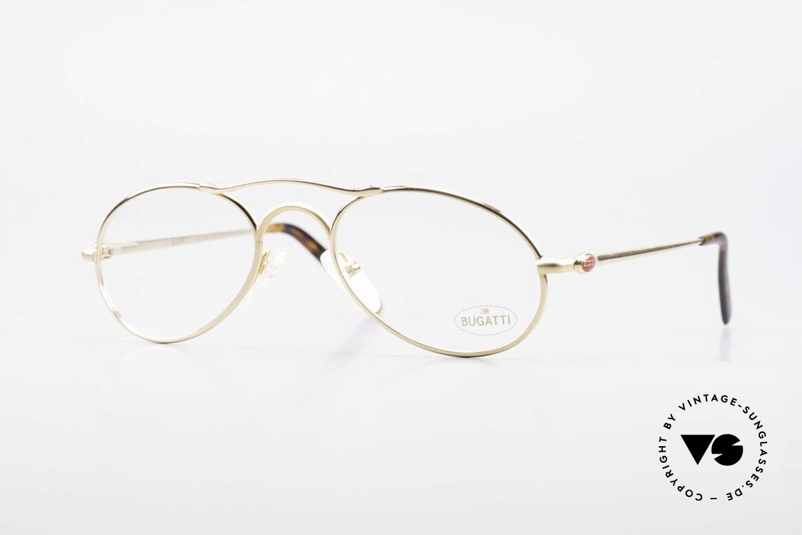 Bugatti 23407 Men's Eyeglasses With Clip On, Size: medium, Made for Men