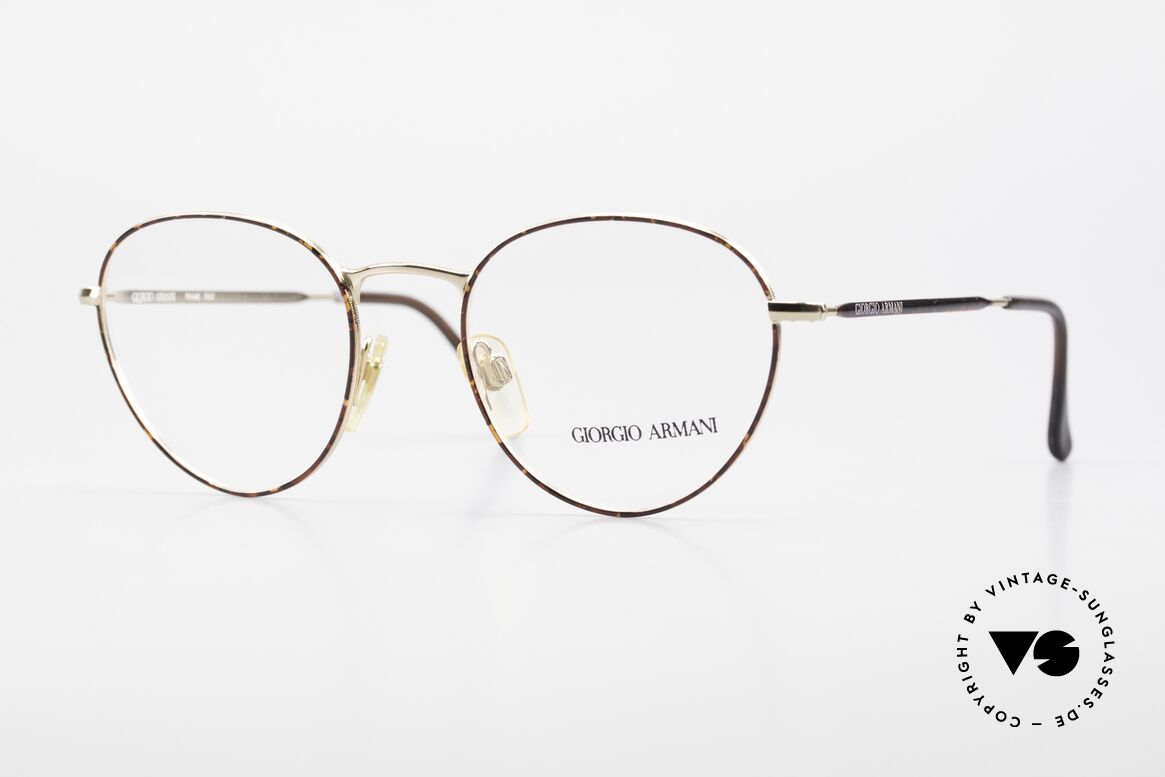 Giorgio Armani 165 Panto Vintage Glasses 80s 90s, world famous 'panto'-design .. a real eyewear classic, Made for Men