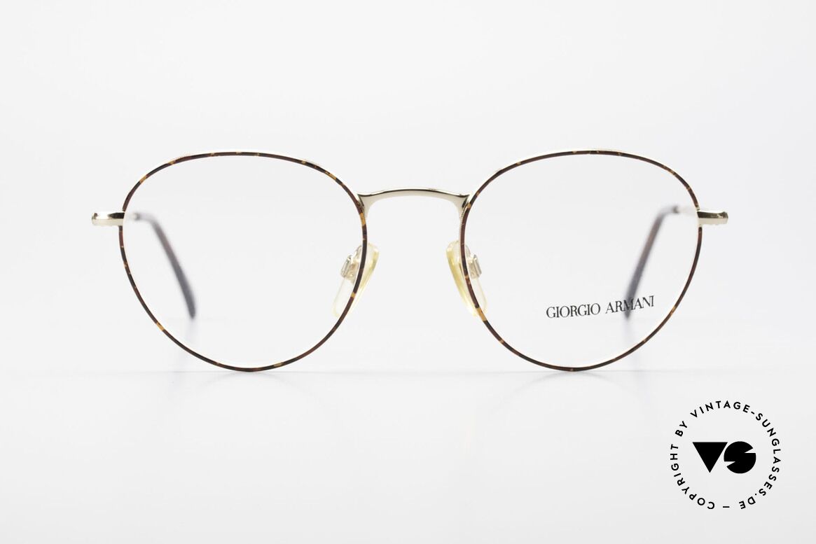 Giorgio Armani 165 Panto Vintage Glasses 80s 90s, world famous 'panto'-design .. a real eyewear classic, Made for Men