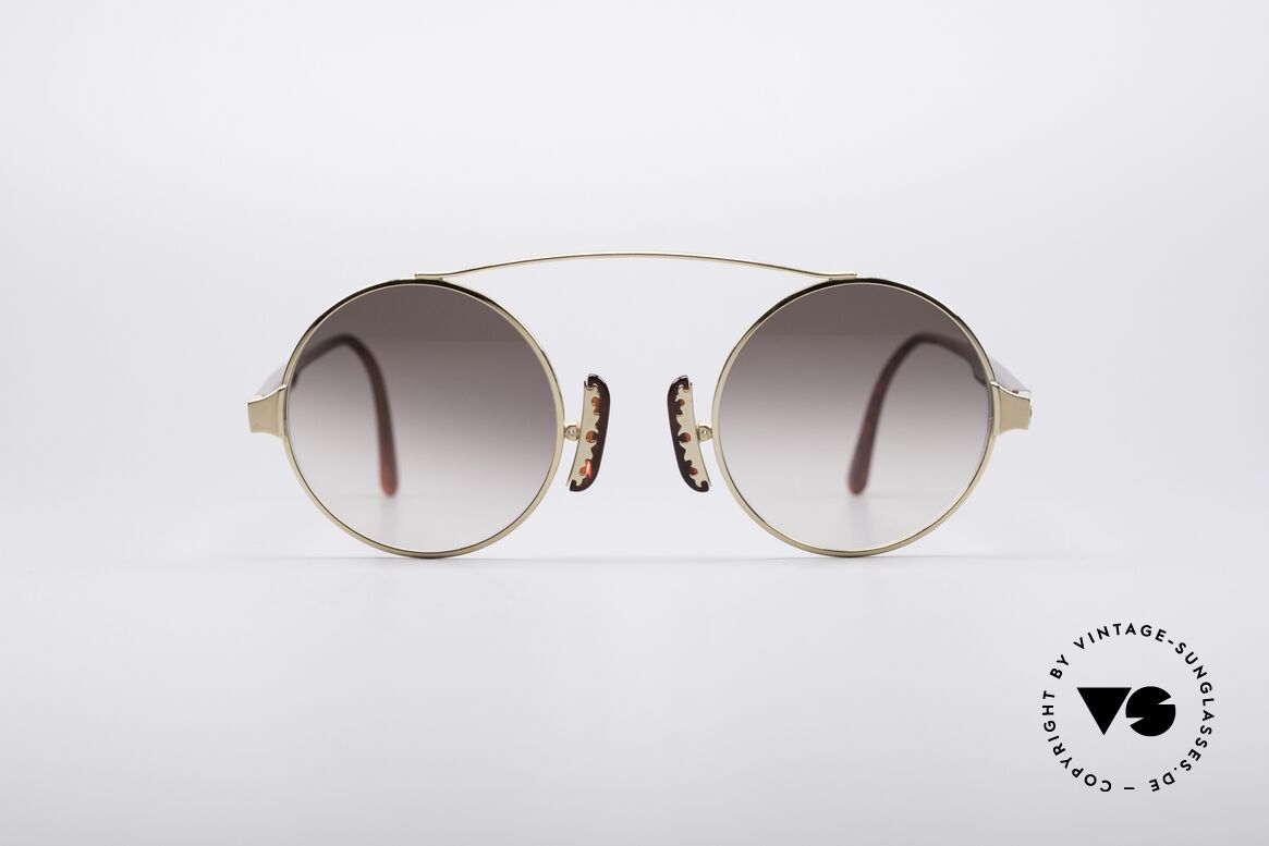 Christian LaCroix 7335 Round 90's Sunglasses, glamorous design by Christian LACROIX from 1990, Made for Women