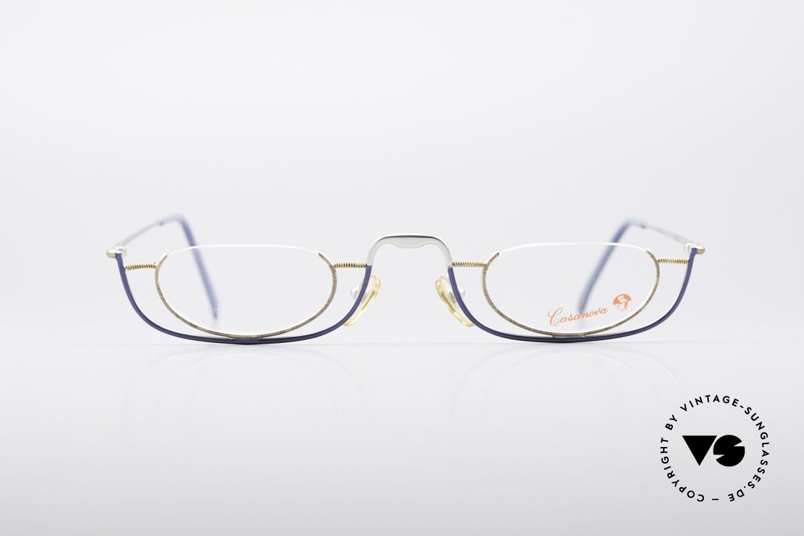 Casanova LC34 Designer Reading Glasses, extraordinary vintage reading glasses by CASANOVA, Made for Men and Women