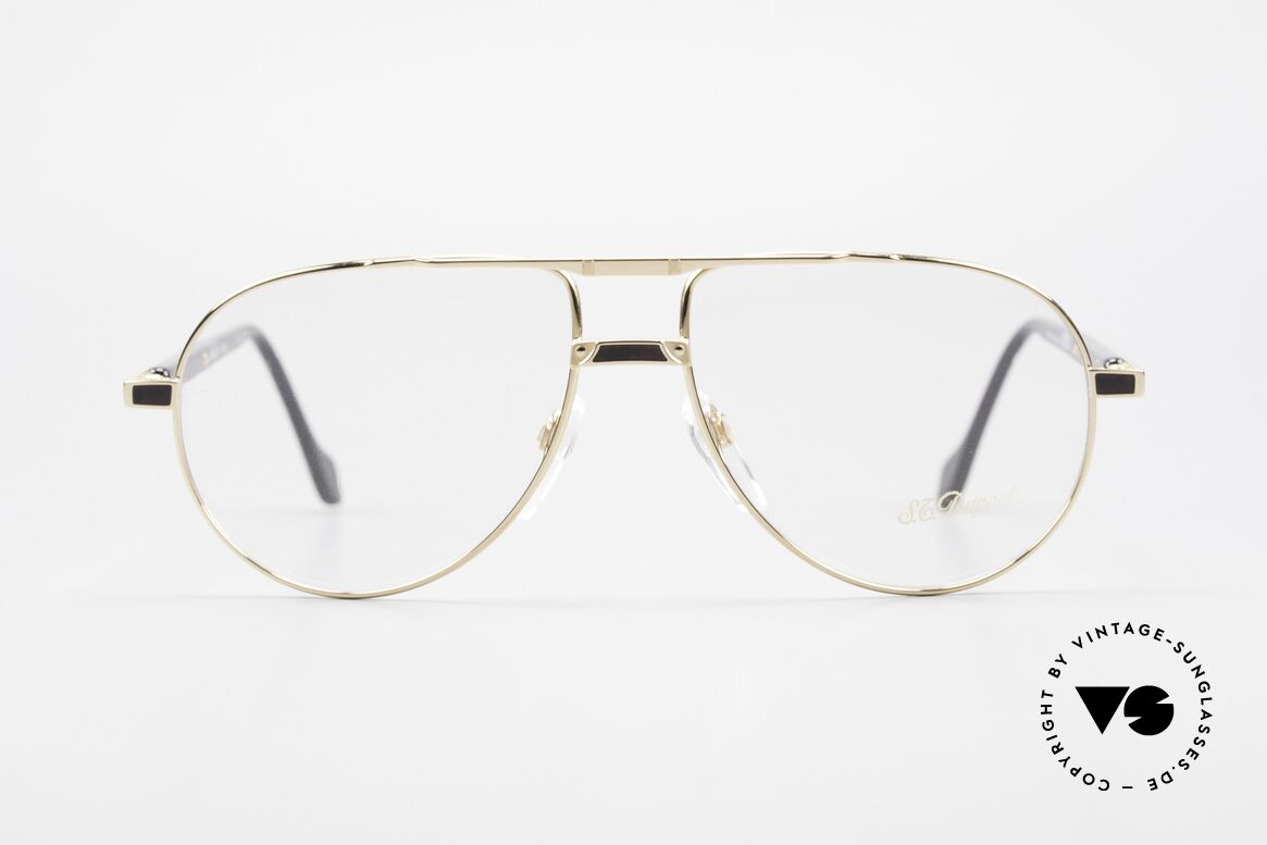 S.T. Dupont D023 Luxury Aviator Frame For Men, very exclusive S.T. DUPONT luxury glasses, size 60°15, Made for Men