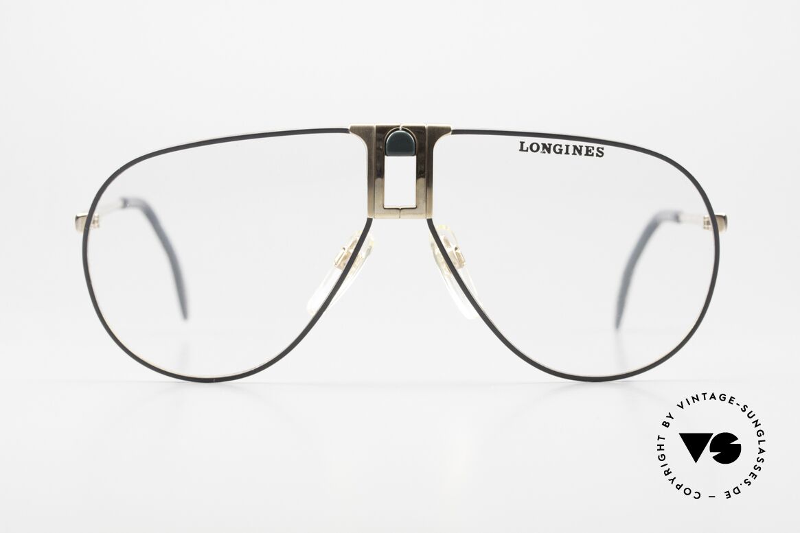 Longines 0154 1980's Aviator Eyeglasses, high-end VINTAGE designer eyeglasses by LONGINES, Made for Men