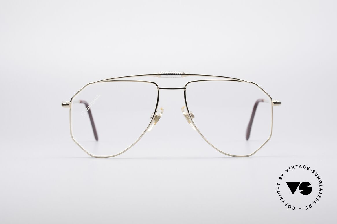Zollitsch Cadre 120 Large 80's Aviator Glasses, vintage Zollitsch designer eyeglasses from the late 80's, Made for Men