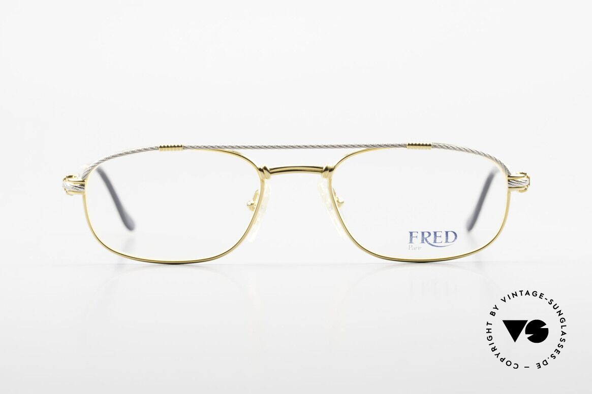 Fred Fregate Luxury Sailing Glasses S Frame, vintage eyeglass-frame by Fred, Paris from the 1980s, Made for Men